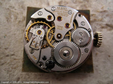 Load image into Gallery viewer, Classy Dimpled Square Longines 14K Gold with Deco Lugs, Manual, 26x38mm