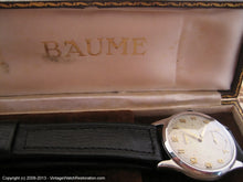 Load image into Gallery viewer, Early Large Original Longines in Legendary Baume Case and Original Box, Manual, 33.5mm
