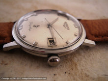 Load image into Gallery viewer, Longines 'Flagship' Model with Original Silver Dial and Date, Manual, Large 35mm