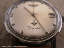 Load image into Gallery viewer, Longines 'Flagship' Model with Original Silver Dial and Date, Manual, Large 35mm