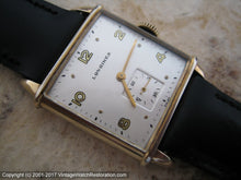 Load image into Gallery viewer, Longines Silver Dial in Square Case with Rounded Sides (OC), Manual, 27x38mm