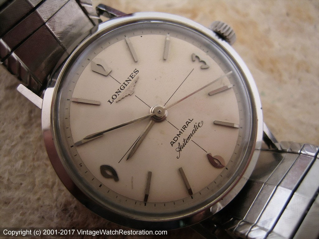 Longines Admiral 1200 Original Dial Automatic 33.5mm Vintage