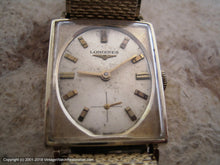 Load image into Gallery viewer, Longines Oval Dial in a Rectangular Case, Manual, 24x38mm