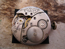 Load image into Gallery viewer, Unusual Lord Elgin Black Dial with Inlaid Numbers on Bezel, Manual, 28x37mm