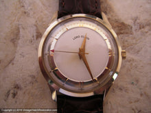 Load image into Gallery viewer, Lord Elgin Concentric Circle Design White Dial with Golden Outer Chapter Ring, Automatic, 32.5mm