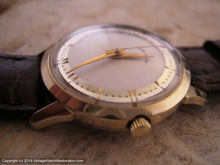 Load image into Gallery viewer, Lord Elgin Concentric Circle Design White Dial with Golden Outer Chapter Ring, Automatic, 32.5mm