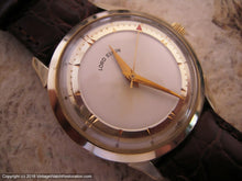 Load image into Gallery viewer, Lord Elgin Concentric Circle Design White Dial with Golden Outer Chapter Ring, Automatic, 32.5mm