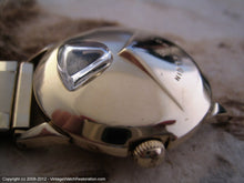 Load image into Gallery viewer, Fifties Lord Elgin Chevron Style 'Jump Watch', Manual, 31.5mm