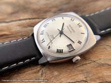 Load image into Gallery viewer, Longines Ultra-Chron Roman Numeral Dial with Date in Mint Square Tonneau Case, Automatic, 33.5x38mm