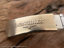 Load image into Gallery viewer, Longines Golden Dial with Diamonds, Oval Case, Manual, 27x31mm