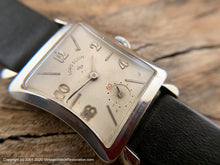 Load image into Gallery viewer, Lord Elgin Hourglass Case, Lightly Aged Dial, CAl 670 with 4 Adjustments, Manual, 25.5x37mm