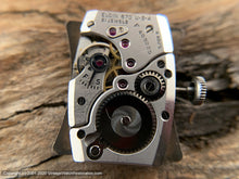 Load image into Gallery viewer, Lord Elgin Hourglass Case, Lightly Aged Dial, CAl 670 with 4 Adjustments, Manual, 25.5x37mm