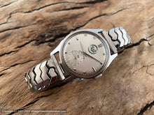 Load image into Gallery viewer, Lord Elgin Henslee ‘US Steel' Logo on Silver Dial, Manual, 30mm