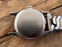 Load image into Gallery viewer, Lord Elgin Henslee ‘US Steel' Logo on Silver Dial, Manual, 30mm