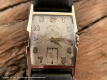 Load image into Gallery viewer, Lord Elgin Art Deco with "Whisker" Design on Dial, Bolt Lugs,  Manual, 24x39mm