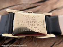 Load image into Gallery viewer, Lord Elgin Art Deco with "Whisker" Design on Dial, Bolt Lugs,  Manual, 24x39mm