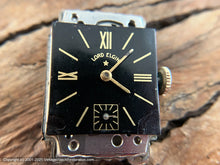 Load image into Gallery viewer, Lord Elgin "Drivers" with Black Dial Cal 670, Manual, 20x49mm