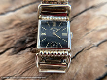Load image into Gallery viewer, Lord Elgin "Drivers" with Black Dial Cal 670, Manual, 20x49mm