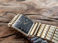 Load image into Gallery viewer, Lord Elgin "Drivers" with Black Dial Cal 670, Manual, 20x49mm