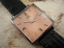 Load image into Gallery viewer, Marvin in Large Square Case with Salmon-Rose Dial, Manual, 27.5x27.5mm