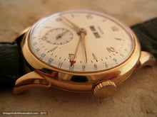 Load image into Gallery viewer, 18K Rose Gold Multi Date Marvin, Manual, Large 36mm