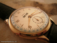 Load image into Gallery viewer, 18K Rose Gold Multi Date Marvin, Manual, Large 36mm