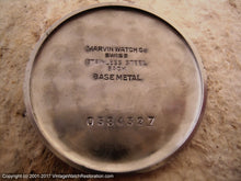 Load image into Gallery viewer, Soft Yellow Dial 1940s Marvin Classic, Manual, 33mm