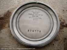 Load image into Gallery viewer, WWII Era Large Marvin with Nice Dial Patina, Manual, Huge 37mm
