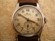 Load image into Gallery viewer, Mido Multifort Early Military Style Bumper with Original Pig Skin Strap, Manual, 28.5mm