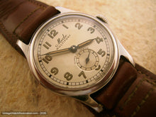 Load image into Gallery viewer, Mido Multifort Early Military Style Bumper with Original Pig Skin Strap, Manual, 28.5mm