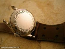 Load image into Gallery viewer, Mido Multifort Early Military Style Bumper with Original Pig Skin Strap, Manual, 28.5mm