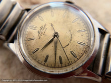Load image into Gallery viewer, Mido Multifort Extra Super Bumper Movement with Lovely Yellow Patina Dial, Automatic, 30.5mm