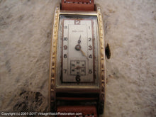 Load image into Gallery viewer, Milos (Savoy) Thirties Classic in Super Elongated Curved Case, Manual, 20x48mm