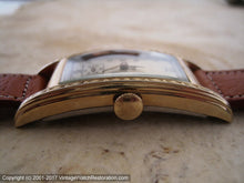 Load image into Gallery viewer, Milos (Savoy) Thirties Classic in Super Elongated Curved Case, Manual, 20x48mm