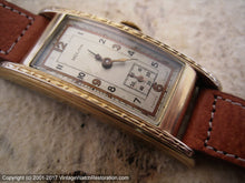 Load image into Gallery viewer, Milos (Savoy) Thirties Classic in Super Elongated Curved Case, Manual, 20x48mm