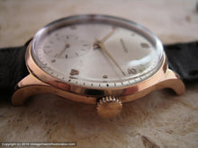 Load image into Gallery viewer, Original Silver Dial Movado with 18K Rose Gold Case, Manual, Large 35mm