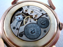 Load image into Gallery viewer, Stylized Movado Pink Gold Deco Gem, Manual, Whopping 37mm