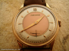 Load image into Gallery viewer, 18K Pink Gold Movado with Raised Copper Gold Markers, Manual, Large 34mm