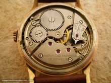 Load image into Gallery viewer, 18K Pink Gold Movado with Raised Copper Gold Markers, Manual, Large 34mm