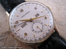 Load image into Gallery viewer, Movado 14K Gold Triple Date, Manual, 32.5mm