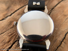 Load image into Gallery viewer, Marvin with Elegant Two Tone Original Military Style Dial, Horned Lugs, c.1940s, Manual, Large 36mm
