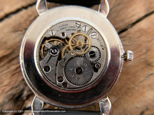 Load image into Gallery viewer, Marvin with Elegant Two Tone Original Military Style Dial, Horned Lugs, c.1940s, Manual, Large 36mm