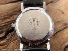 Load image into Gallery viewer, Marvin with a Perfect Original Striated Design Dial with Squared Markers and Hands, Manual, 35mm