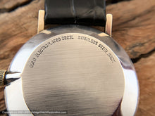 Load image into Gallery viewer, Movado-Zenith Museum with Date in Dot at Twelve, Black Reflective Dial, Manual, 35mm