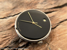 Load image into Gallery viewer, Movado-Zenith Museum with Date in Dot at Twelve, Black Reflective Dial, Manual, 35mm