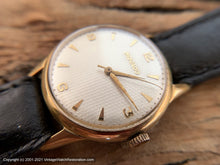 Load image into Gallery viewer, Movado Silver White Textured Pattern Dial with Golden Markers, Manual, 31.5mm