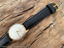 Load image into Gallery viewer, Movado Silver White Textured Pattern Dial with Golden Markers, Manual, 31.5mm