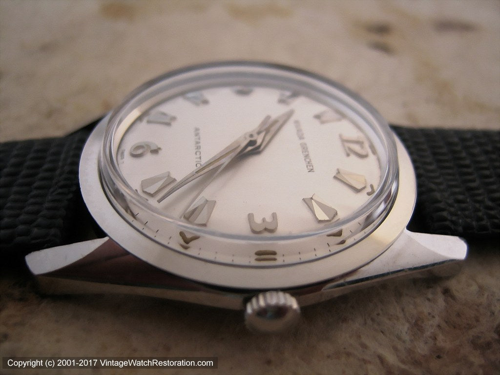 NOS Nivada Grenchen (Croton) 'Antarctic' with Snow Drift Dial