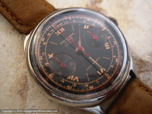 Load image into Gallery viewer, Nobel Landeron Chronograph Black and Copper Dial, Manual, Huge 37mm