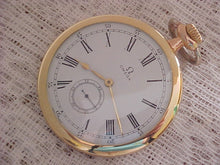 Load image into Gallery viewer, Omega 18k Pocket Watch, Manual, 54mm